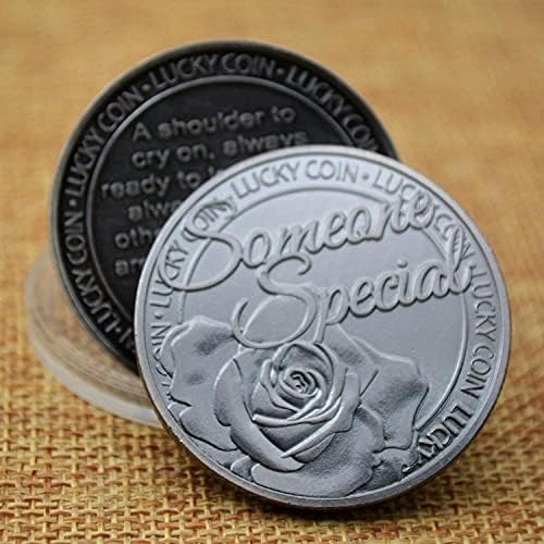 Любима Монета Възпоменателна Монета Сребърно Покритие Медал Щастлив Специален Човек Монета Повикване Щастливата Монета Са Подбрани Монета