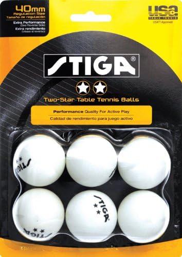 Топки за тенис на маса STIGA 2 звезди (6 опаковки)