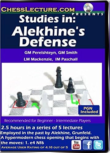 Изследвания в областта на Защита Алехина - Лекция по шахмат - Том 145 Шах DVD