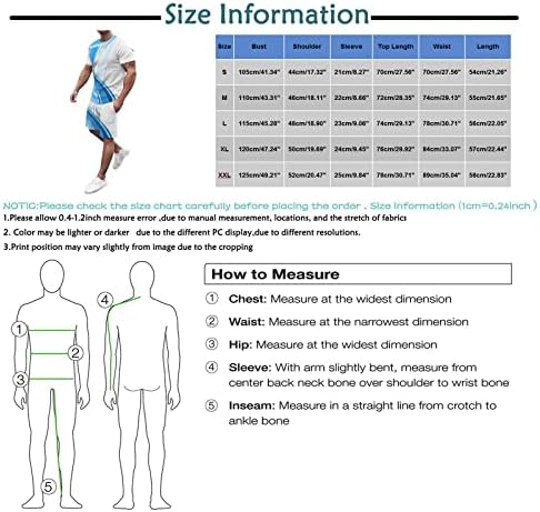 Мъжки спортни Ризи Ymosrh, Ежедневни Тениски за мускулите с Къс ръкав и Спортни Шорти Класически, Намаляване,