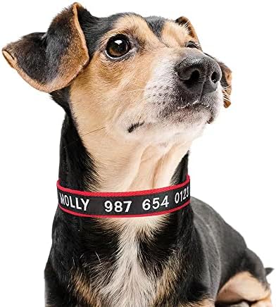 Регулируеми Персонализирани Найлонови Изделия Яки Безплатно Потребителското си Име и Телефон Нашийници за Кучета