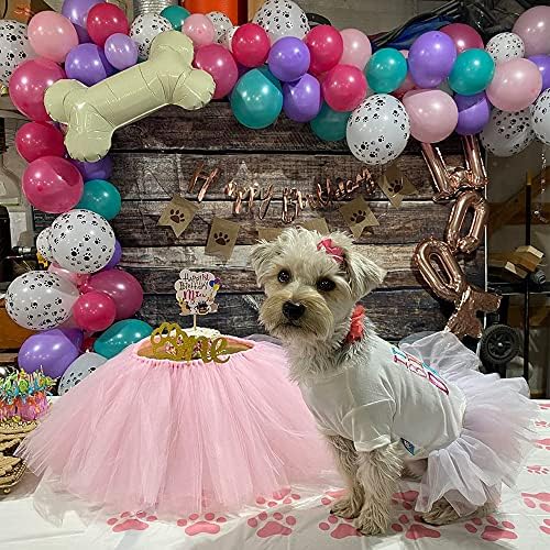 Рокля-пакет за рождения Ден на кучето, Дрехи за малките Кученца, Облекло за парти в чест на рождения Ден на
