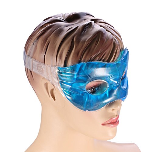 Гел маска за очи, Охлаждаща гел маска за очи, охлаждаща маска за очи помага за намаляване на тъмните кръгове,