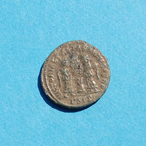 ТОВА е Римският Константин I, император от 306 до 337 година, крумовград, Две Победи, ТУК са Бронзова монета