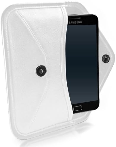 Калъф BoxWave, който е Съвместим с Oppo Reno 4 Pro (Case by BoxWave) - Луксозни Кожена чанта-месинджър, чанта-плик