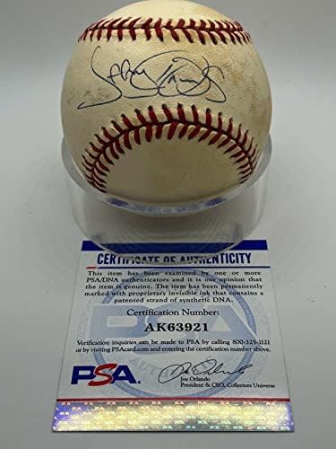 Джефри Хэммондс Ориълс Редс Подписа Автограф Официален представител на OMLB Baseball PSA DNA * 1 - Бейзболни