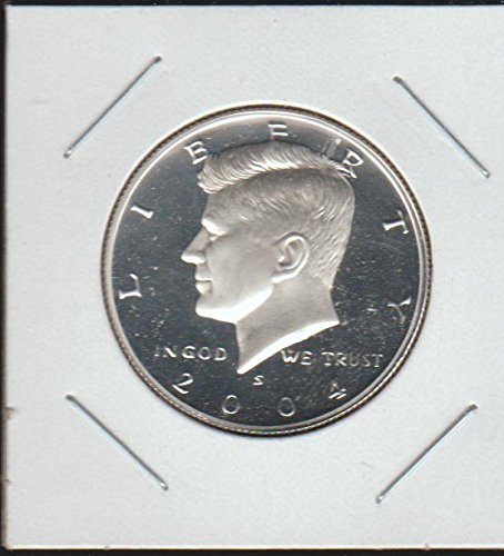 2004 S Кенеди (от 1964 до момента) Полдоллара Превъзходно доказателство скъпоценен камък DCAM Монетен двор на