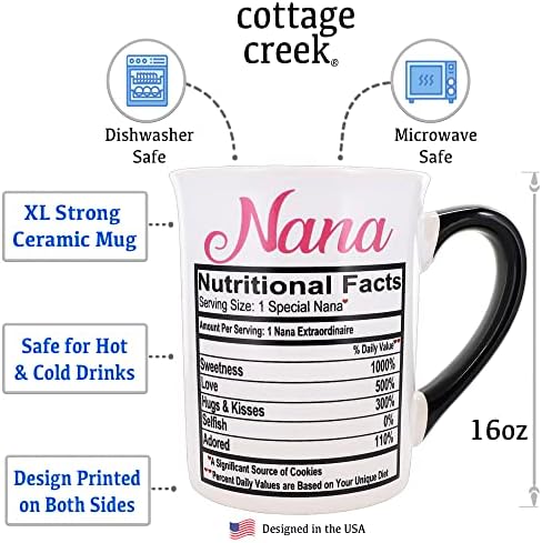 Кафеена чаша Cottage Creek Nana, керамика, 16 грама. Кафеена чаша Nana, Бабини подаръци от Внуци