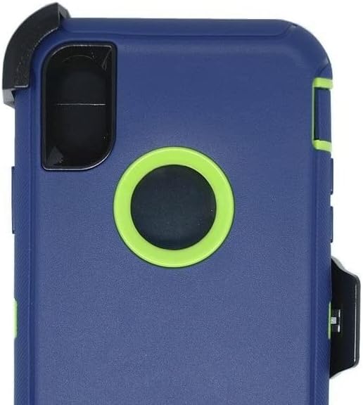 Калъф за OtterBox Defender Series Case за iPhone XR Калъф с клипс за колан - Синьо-зелен