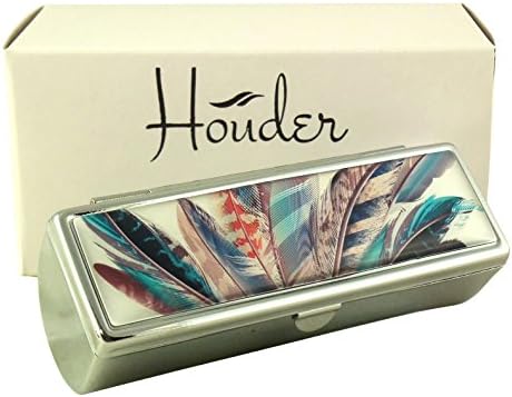Дизайнерски калъф за червило Houder с зеркальцем за дамска чанта - Декоративен държач за червило с подарък кутия