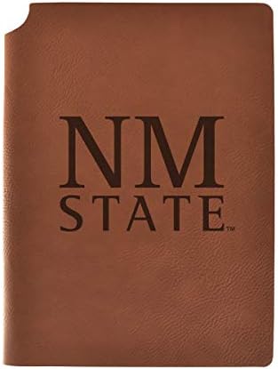 Списание от велур щата Ню Мексико с държач за химикалки | С Надпис под carbon | Официално лицензиран Университетски