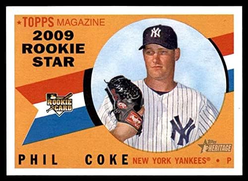 2009 Topps 134 Фил Коук Ню Йорк Янкис (Бейзболна картичка) Ню Йорк / Mount Янкис
