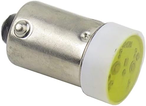 (10) Daniela YC-B9S-Y-1 9 мм Led Байонетная Основна Лампа Индикатор Лампа 24 ac /dc, Жълт цвят