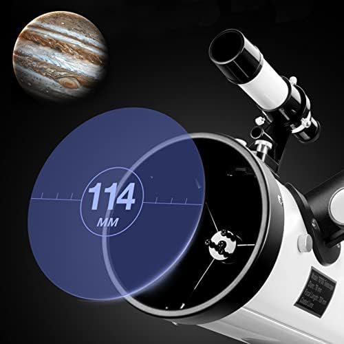 Телескоп-рефлектор TUSAUW за възрастни, Астрономически телескоп с 3 Окулярами, Барлоу леща, Лунен филтър и адаптер