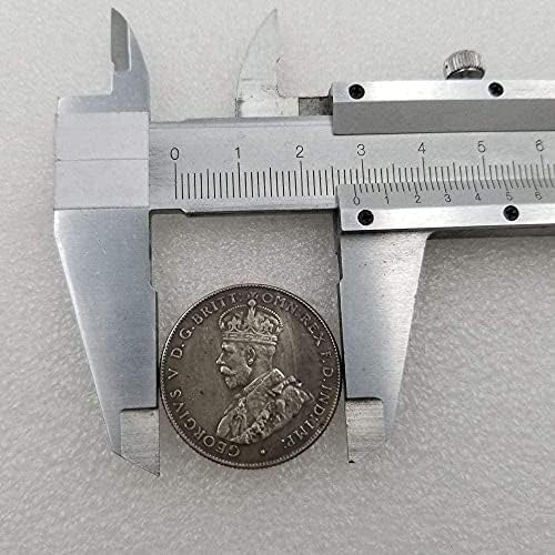 Старинни Занаяти 1932 Австралийската Месинг сребърно покритие старата Монета Чуждестранна Колекция от монети