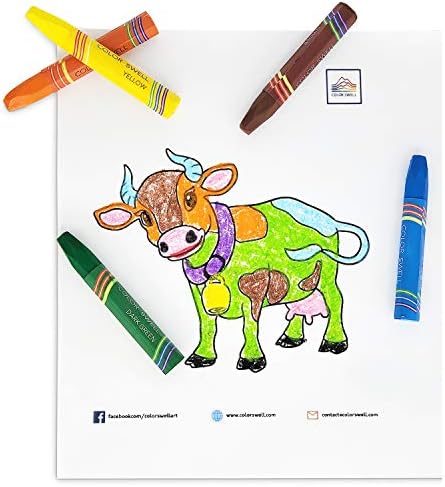 Цветна Пастельная опаковка от 12 Брилянтни цветове, качество на учителите, Издръжливост за Семейни Партита в