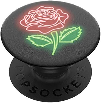 PopSockets: Расширяющаяся поставка PopGrip и писалка със Сменен покрив за телефони и таблети - Neon Rose