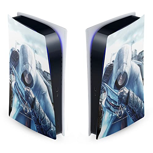 Дизайн на своята практика за главата Официално Лицензиран Assassin ' s Creed Altaïr Hidden Blade Key Art Vinyl Стикер На предната панел Калъф за игра кожа, Съвместим с конзола Sony Playstation 5 P