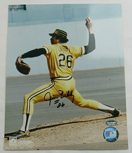 Джим Бибби Подписа Автограф 8x10 Снимка II - Снимки на MLB с автограф