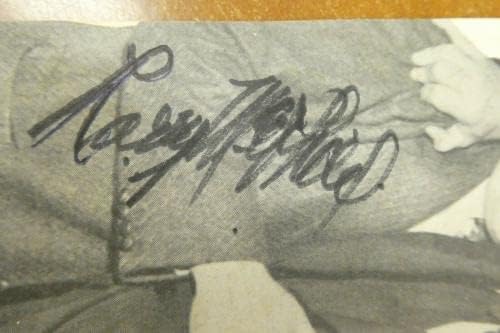 Рядка бейзболна снимка на Лари С. Макфейла ХОФА с автограф 4x6 да влезете с Пълна Писмо JSA - Снимки на MLB