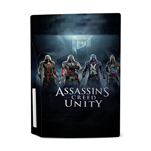 Дизайн на своята практика за главата Официално Лицензиран Assassin ' s Creed Group Unity Key Art Vinyl Стикер На Предната Панел Детска Стикер на кожата, която е Съвместима с конзолата