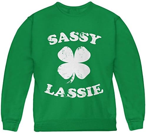 Младежки Hoody Sassy Irish Lassie на Деня на Св. Патрик