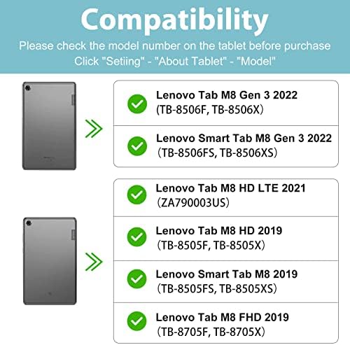 Калъф ProCase за деца за Lenovo Tab M8 Gen 3 2022 / Smart Tab M8 Gen 3 2022 / HD LTE 2021 / Tab M8 HD / Smart
