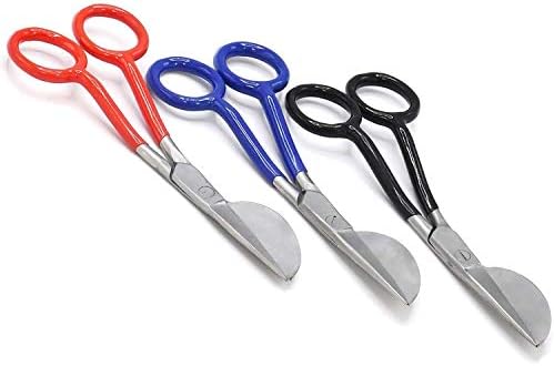 LAJA Внася Комплект от 3 теми, ножици за апликации във формата на Патешко клюна с острие 6 см във формата на