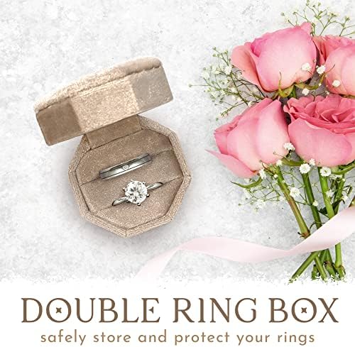 Кутия за пръстени за Сватбената церемония, Кутия за Пръстени, Кутия За Годежни пръстени, Кутия За Годежни пръстени,