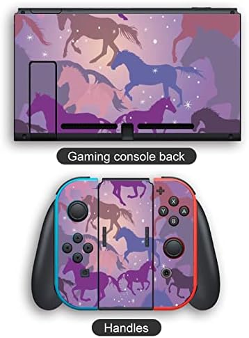 Стикер Horse Switch, С Красив Дизайн Цялостна Защита на кожата за Nintendo Превключвател за Switch