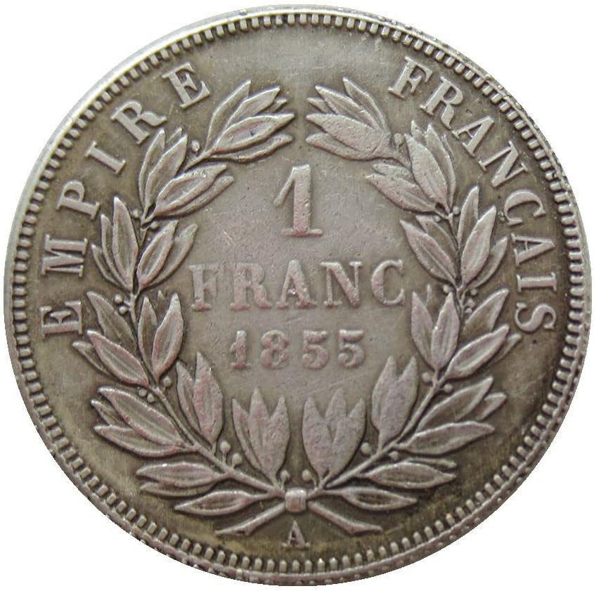 1 Франк 1853-1863 Френски франк Чуждестранна Копирни Монета