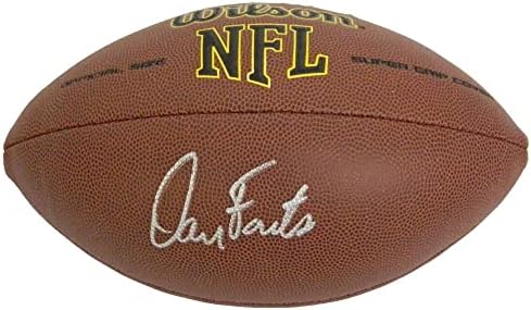 Дан Фаутс подписа пълен размер на футболна топка Wilson Super Grip - Футболни топки с автографи