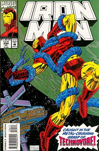 Iron man (1-ва серия) 294 VF / NM ; Комиксите на Marvel | Technovore