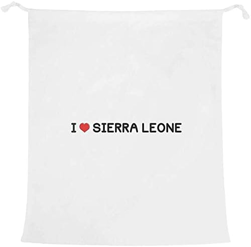 Чанта за пране и съхранение на бельо Azeeda 'I Love Sierra Leone' (LB00022140)