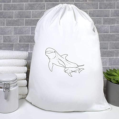Чанта за пране и съхранение на бельо Azeeda 'Dolphin Mother & Calf' (LB00022381)