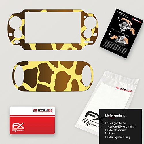 Стикер-стикер на Sony PlayStation Vita Design Skin Златен жираф за PlayStation Vita