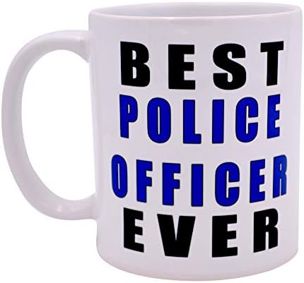 Rogue River Тактически Забавен най-Добрият Полицай Някога Кафеена Чаша Новост Чаша Полицай Подарък PD