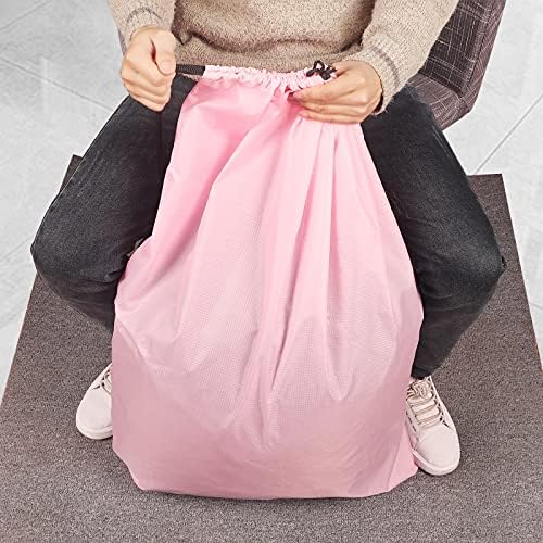 Asonen Големи чанти за бельо, 2 опаковки, двупосочен шнур, който предпазва от разкъсвания, преносими чанти за