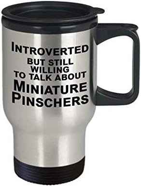 Чаша за пътуване с дребничка пинчером, Подарък Мин Пин, Неща, Спомени за интровертите - Интровертите, Но все