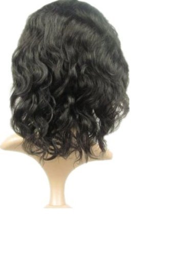 Zyza 8 Пълен завързана перука обемна вълна индийски вълнообразни перука от човешка коса Remy 1Б черно