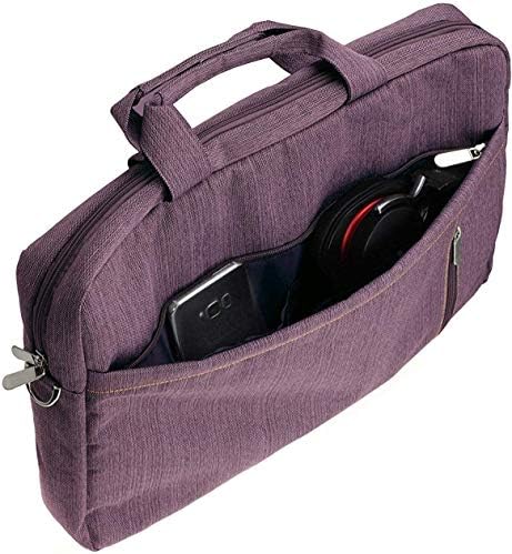 Водоустойчива чанта за лаптоп Navitech Purple Sleek Премиум-клас, съвместима с 11,6-инчов или лаптоп Dell Chromebook