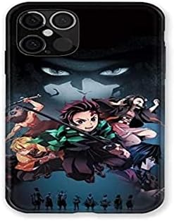 Калъф за iPhone 12/12 Pro Manga Demon Slayer Черен