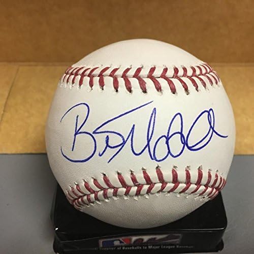 Брет Маршал, член на клуба на бейзбол Ню Йорк Янкис с автограф W / coa - Бейзболни топки с автографи