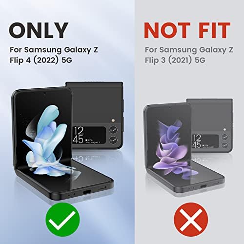 Калъф Caka за Samsung Flip 4, Калъф Galaxy Z Flip 4, Чантата с държач за карти, Капачката на фотоапарата и защита