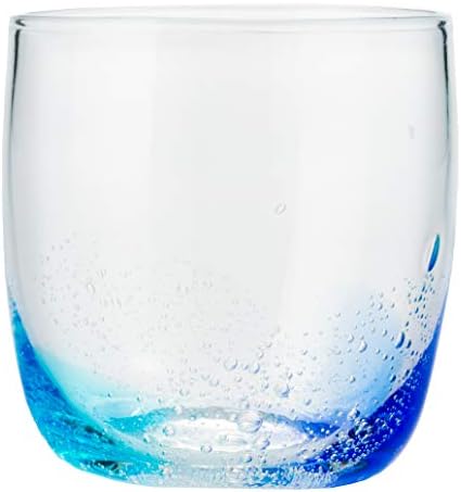 Стъкло RGC Shochu, Синьо /Водно, 0,3 x 0,4 инча (8,5 x 9 mm), Рюкю Стъкло