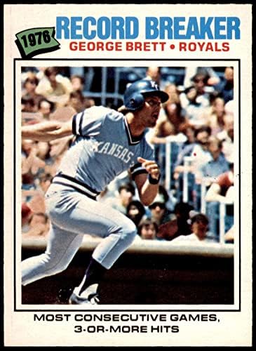 1977 Рекорд O-Pee-Chee # 261 Джордж Брет Канзас Сити Роялз (Бейзболна картичка) NM/ MT Рояли