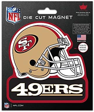 aminco NFL Унисекс-Магнит за щанцоване от NFL за възрастни, 5 x 6 инча