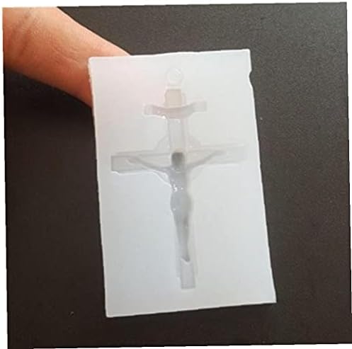 Намачкан Кръста На Исус Crystal Епоксидни Форма От Полимерна Глина Занаят Художествена Форма За Леене На Свещи