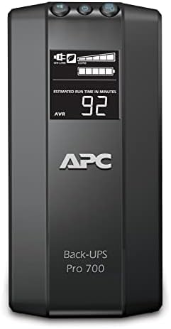 APC Back-UPS Pro, батерия на UPS с мощност 700 VA и защита от пренапрежение (BR700G)