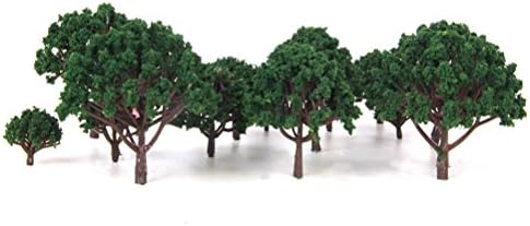 WINOMO на Модела Природа Пейзажные Дървета Големи Дървета Модели за Диорами на Модела Железопътни Декори, Архитектурни Дървета, на Модела на Железопътната Природа 20pc
